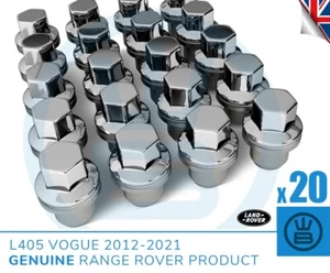 RANGE ROVER VOGUE L405 2012-2021 alloy wheel nuts LR173842 LR068126 x 20 - Picture 1 of 5