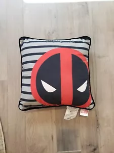 Marvel Deadpool Accent Pillow 14" x 14" EUC - Picture 1 of 3