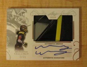 2016 Leaf Metal US Army All-American Bowl Patch Auto 2/35 Marquez Callaway - Picture 1 of 2