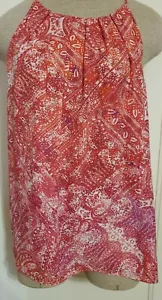 Blusa para mujer Violet + Claire rosa cachemira sin mangas con ojo de cerradura pequeña - Imagen 1 de 12