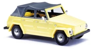 HO 1:87 Busch # 52701 - 1970 Volkswagen Thing recarga amarillo/negro (181 mensajería con - Imagen 1 de 1