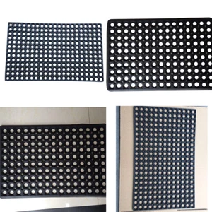 US Non Slip Door Mats Indoor Outdoor Rug Heavy Duty Washable Kitchen Rubber Mat - Picture 1 of 12