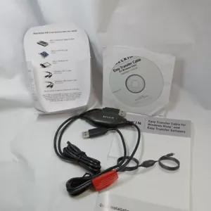 Belkin Easy Transfer Cable For Windows Vista and Easy Transfer Software CD-Rom - Picture 1 of 4