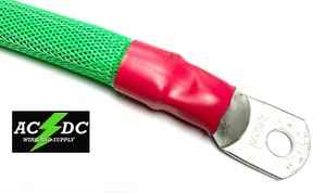 4/0 AWG NEON GREEN BRAIDED Copper Battery Cable Power Wire Car, Inverter, RV - Picture 1 of 7