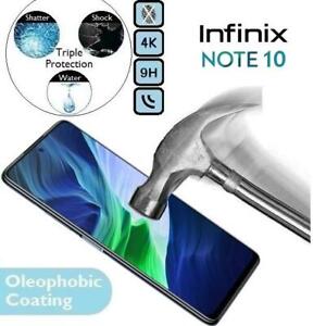 100%Genuine Tempered Glass Screen Protector X693 For Infinix Note 10 (&Pro/&NFC)