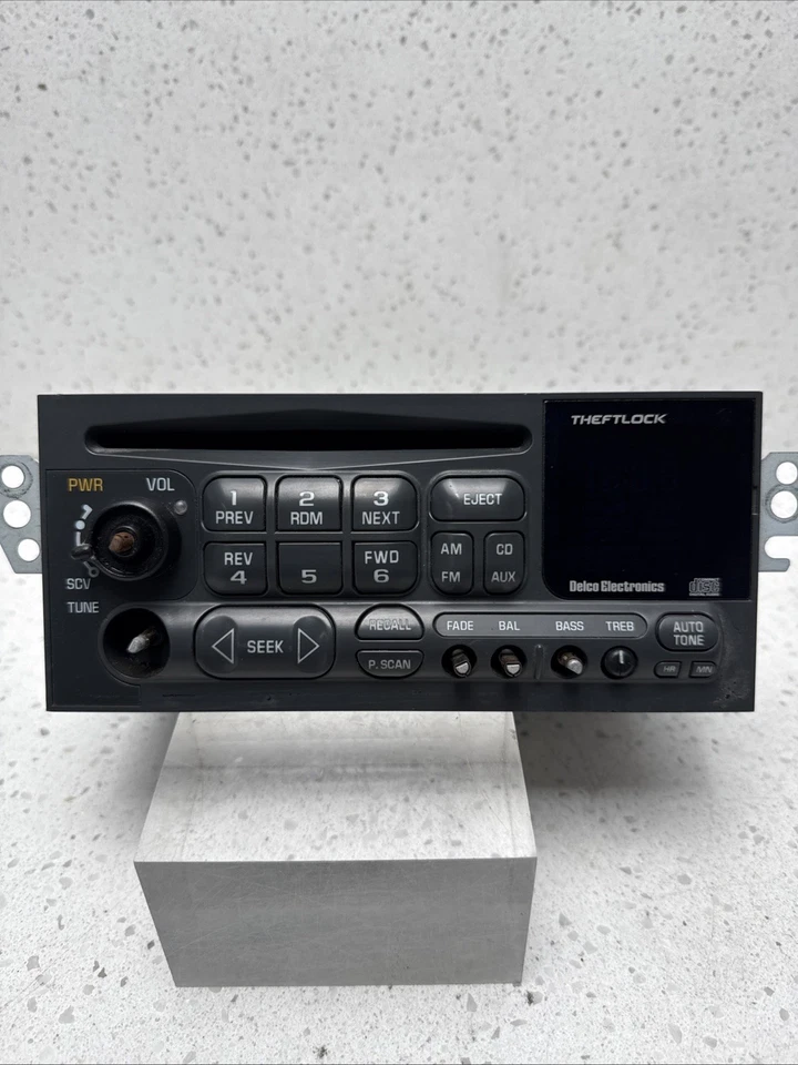 01-04 Corvette C5 Radio Estéreo Reproductor de CD Am/Fm 09390211 OEM Foto 1 de 4