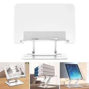 Ausziehbar Lese stand Faltbar Schreibtisch Lese halter Desktop-Tablet-Ständer - Photo 1/15