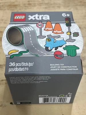 Lego 854048 2020 Xtra Road Tape Accessory Set Moped Traffic Light Road Signs - Image 1 of 2