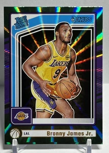 2024-25 Panini Donruss - Clasificado Novato Bronny James #243 Holo Láser Verde (RC) - Imagen 1 de 2