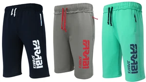 Farabi Herren Fleece Gym Shorts Sport Fitness Laufen Boxen Kick Training Unterteil - Bild 1 von 4