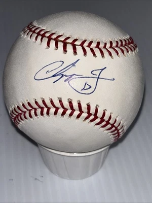 Chipper Jones Signed Baseball JSA Authenticated Atlanta Braves HOF - Image 1 of 3