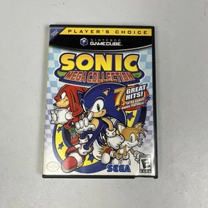 Sonic: Mega Collection (Nintendo GameCube) Black Label CIB komplettes Handbuch - Bild 1 von 4