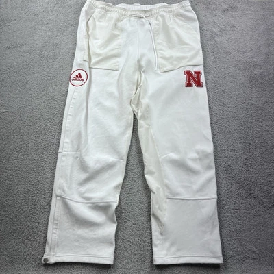 Nebraska Huskers Adidas Sweatpants Mens XL Tall Team Issued Zero Dye Joggers - Image 1 of 4