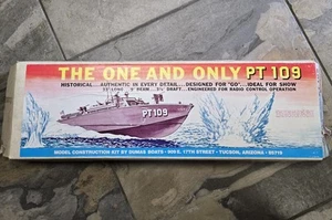 Dumas Pt 109 RC Model Boat Kit Vintage. JFK John F Kennedy. RARE! NOS! COMPLETE - Picture 1 of 16