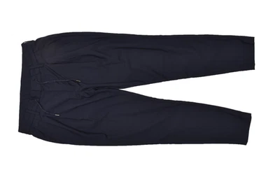 Armani Exchange Men's Dress Pants Skinny Blue Size 29 Pleated Drawstring Polyest - Image 1 of 4