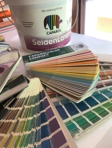 Caparol Seidenlatex Innenfarbe Wandfarbe Wunschfarbton - Bild 1 von 2