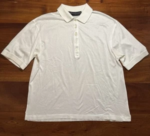 Sienna Garibaldi Italian Wear Women’s White Short Sleeve Polo Shirt Sz XL - Picture 1 of 5