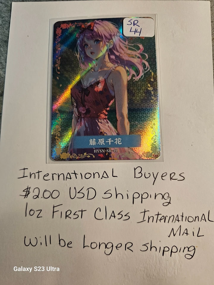 Chika Fujiwara SR-44 Goddess Story—BUY ME EH? Card Needs New Home Badly! - Image 1 of 1