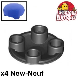 Lego 4x Plate Round plaque ronde inverted lisse 2x2 noir/black 2654 NEUF - Picture 1 of 1