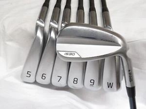 Used Ping i530 Black Dot Iron Set 5-PW,UW UST Recoil ES 75 F3 Regular Graphite R - Picture 1 of 9