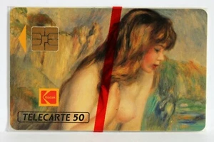 Télécarte privée/publique En413 BAIGNEUSE DE RENOIR SO3 50U 1992 NSB - Picture 1 of 2