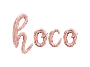 HOCO Kursive Buchstaben Ballon Banner - Homecoming Party Zubehör Dekoration - Bild 1 von 20