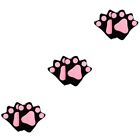  3 Pairs Animal Paw Mittens Performance Gloves Child Soft Leopard Print