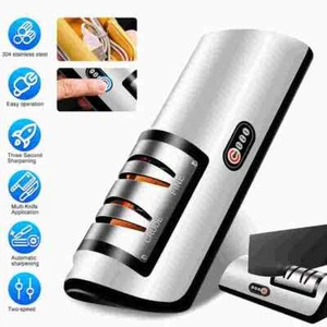 Afilador De Cuchillos Tijera Profesional 3 Etapas Electrico Cosas Para La Cocina - Bild 1 von 9