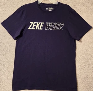 Dallas Cowboys ZEKE ¿QUIÉN? Camiseta THAT'S WHO - Hombre Adulto Pequeña - 100% Algodón - Imagen 1 de 7