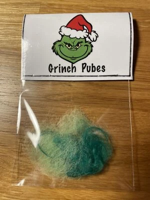 HANDMADE Grinch Pubes - Funny Novelty Gift Christmas Stocking Filler Adult Humour Secret