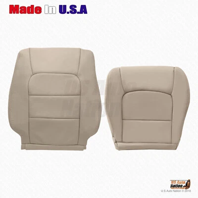 Cubierta de asiento inferior y superior de cuero tostado para pasajero Lexus LX470 1998-2007 Foto 1 de 4