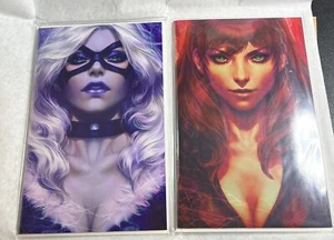 The Amazing Spiderman 1 Artgerm Collectibles Pureart Variants 2 Book Set /1500 - Picture 1 of 2