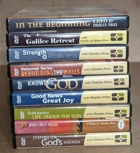 Charles Prince: Job lot collection of 9 religious teaching DVDs - Picture 1 of 2