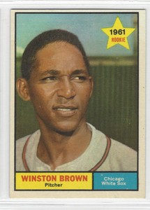 1961 TOPPS # 391 WINSTON BROWN NICE CARD