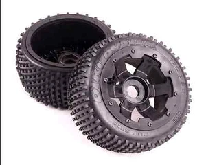 Juego de ruedas traseras todoterreno ajuste 1/5 HPI Baja 5B - Imagen 1 de 5