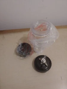 Ninja Blender BL770 BL771 BL773 BL780 BL660 16 oz Cup 1 Lid & 1 Blade Assembly - Picture 1 of 3