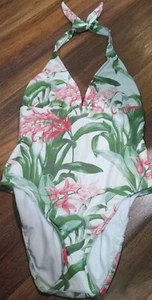 Catalina One Piece costume da bagno donna taglia media 8/10 EUC costume da bagno tropicale - Foto 1 di 7