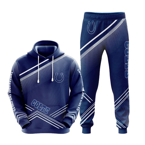Indianapolis Colts Tracksuit Mens Hoodies Sweatshirts Sweatpants Loose Pants Cover