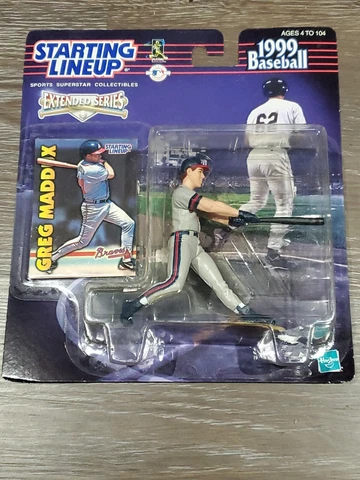 Greg Maddux Starting Lineup 1999 MLB Atlanta Braves New Vintage Sealed Cover