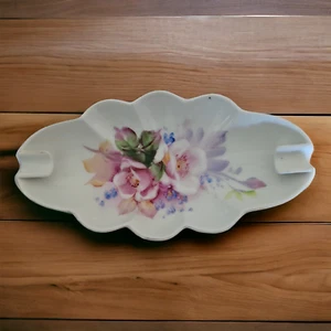 VTG Lefton China Handpainted Ashtray Dish Trinket #CY 746 Gift Bar Vanity - Picture 1 of 7