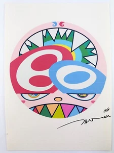 Takashi Murakami Original Vintage Art Print Lithograph Signed Limited COA - Picture 1 of 3