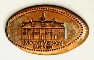 MOUNT VERNON EAST VIEW Pressed Penny ~ George Washington Estate Mt Virginia - Picture 1 of 1