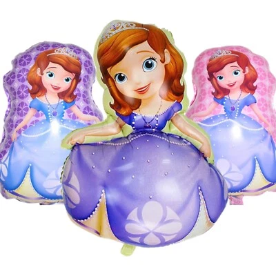 (Pacote com 3) Decorações de buquê de balão Sofia The First Party Supplies - Imagem 1 de 4