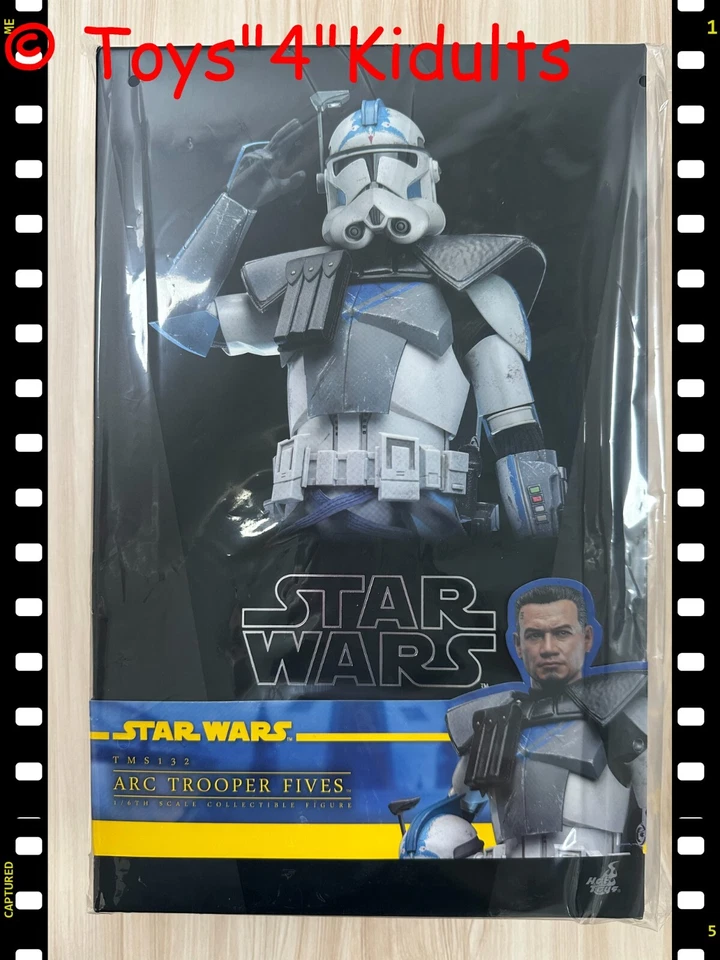 🔥 Hot Toys TMS132 Star Wars The Clone Wars ARC Trooper Fives 1/6 Figure NEW - Image 1 of 1