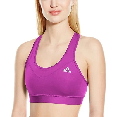 Adidas Womens Ladies Sports Climachill TF Solid Bra Top Gym Training Fitness - Image 1 of 4