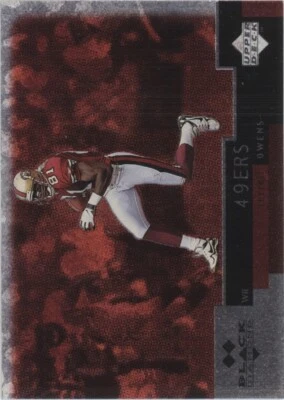 1998 Upper Deck Black Diamond #14 Terrell Owens - San Francisco 49ers - Image 1 of 2