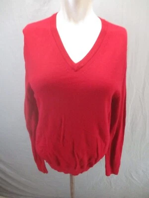 Suéter ligero EXPRESS talla S para mujer 100 % lana merino extra fina cuello en V 025 Foto 1 de 4