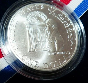 1992 - White House Bicentennial - $1 - Silver - UNC - Mint Pack & COA - Picture 1 of 5