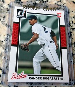 XANDER BOGAERTS 2014 Donruss Rookie Card RC Logo Red Sox San Diego Padres🔥🔥$$