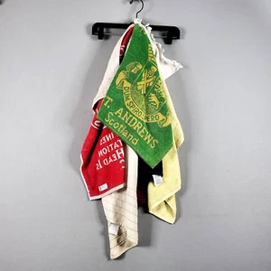 Lot of 7 Vtg Golf Towels St Andrews Scotland The Old Course Connemara Kaanapali - Picture 1 of 15